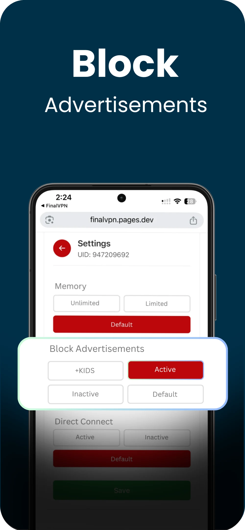 Final VPN: Fast & Secure VPN screenshot